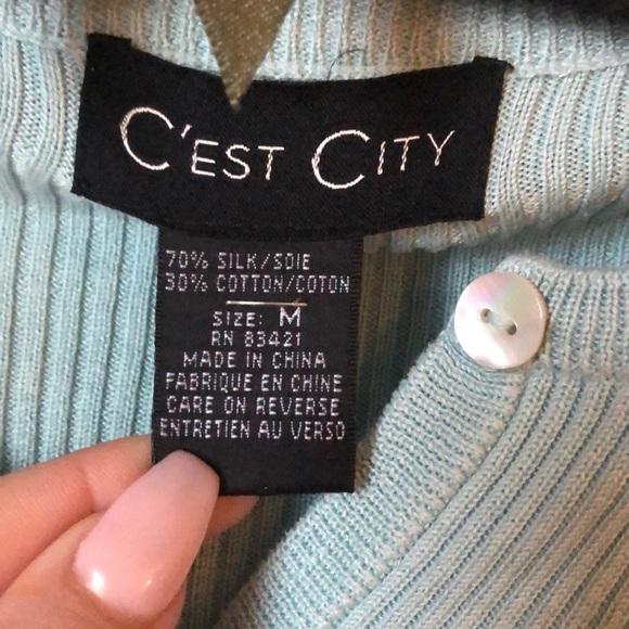 Cardigan & Matching Tank Set - Picture 4 of 5